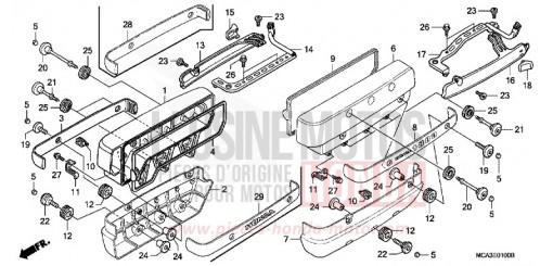 COUVERCLE DE CULASSE GL1800A5 de 2005
